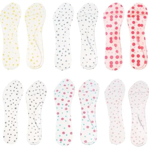 2 Pairs High Heel Silicone Gel Cushion Insole No Sliding Pain Ease Foot Pads