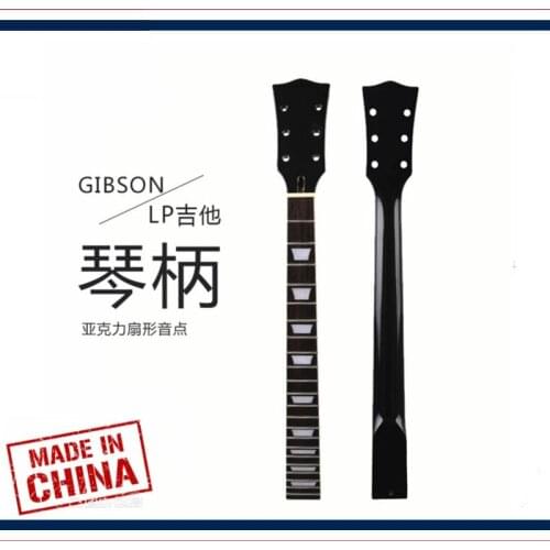 Guitar accessories parts - Electric Guitar Neck - LP maple xylophone neck rosewood fingerboard black custom,22 Fret