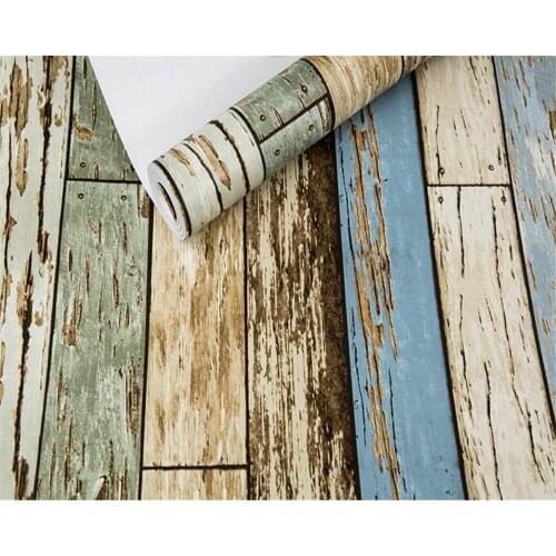 Beibehang Nordic Retro Grain Wallpaper Hotel Cafe TV Wall Background Mediterranean Pastoral Wind Nonwovens 3d Wallpaper roll