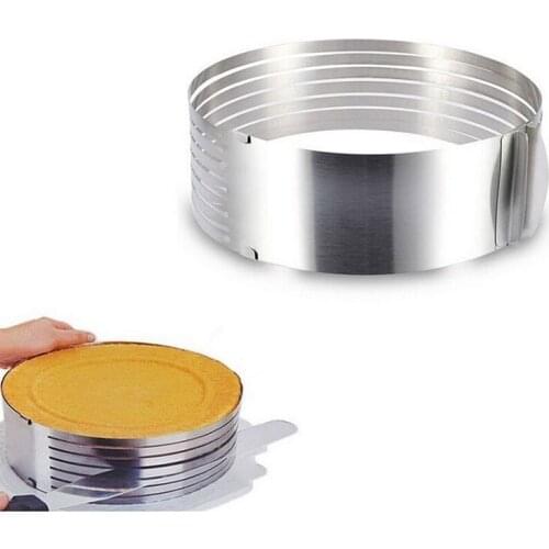 Free Shipping Hot Sale Tool Circular Cutting Mould Layered Device Kitchen Baking & Pastry Spatulas Cake Tools Eco-Friendly