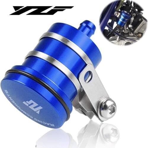 CNC Accessories Motorcycle Rear Brake Fluid Reservoir Tank Oil Fluid Cup For YAMAHA YZF YZF R1 R3 R6 R15 R25 R125 YZF-R6 R15 V3