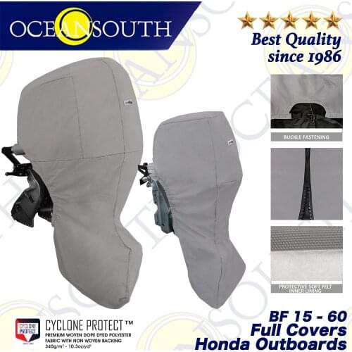Oceansouth Full Covers for HondaMotor Outboards Engine Professional Marine Yacht Boat Accessories UV Water protection BF15-60