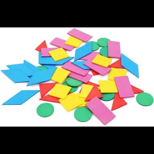 Wooden 3D Shapes Geometric Montessori Learning Education Math Montessori Teaching Aids Toys For Children