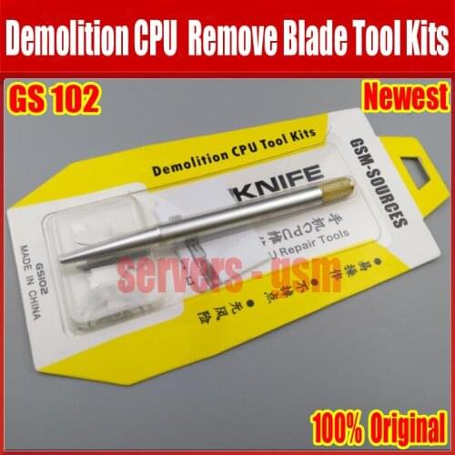 GS102 Newest single chip IC repair kits thin bringlin burns and removes of iphone processor CPU mainboard for BGA product