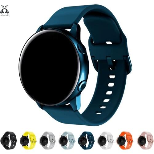 Lebanda sport band for Galaxy watch active silicone strap for Samsung Galaxy 42mm watch accessories soft breathable replacement