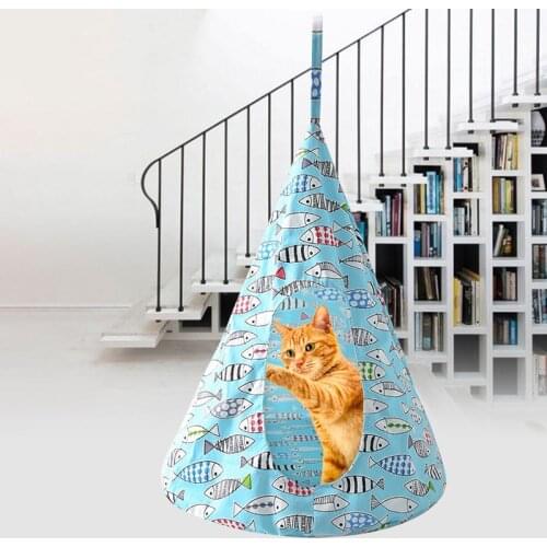 Summer Hanging Cat Hammock Cool Dog Mat Breathable Pet Bed Swing Bohemian Cat Bed Pet Summer Kitten Mat Pet Suppliers