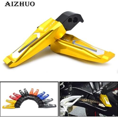 2018 New Motorcycle Accessories CNC Aluminum Motorcycle Rear Passenger Foot Pegs Pedals Footrests For YAMAHA MT10 MT-10 FZ10