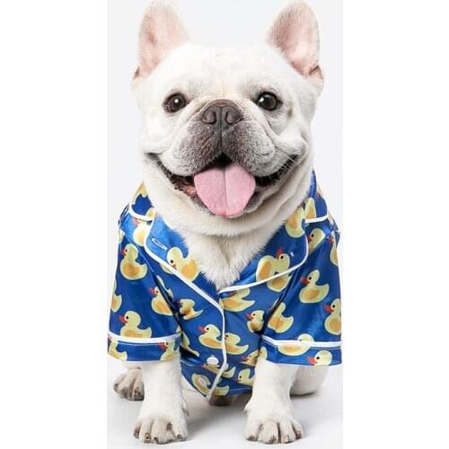 Dog clothes dog coat dog pajamas dog sleep coat Luxury dog pajamas chihuahua teddy dog French Bulldog yellow duck