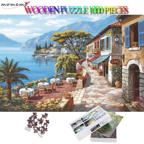 MOMEMO Attractive Landscape Adults 1000 Pieces Puzzle Wooden Adult Kids Jigsaw Puzzle Toys 50*75cm Size Jigsaw Puzzle Home decor