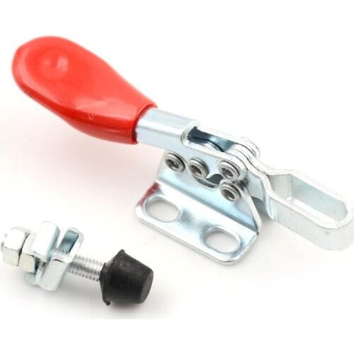 Toggle Clamp Vertical/Horizontal Toggle Clamp 90kg 198Lbs Quick Release Toggle Clamp Anti-Slip Push Pull Hand Tool
