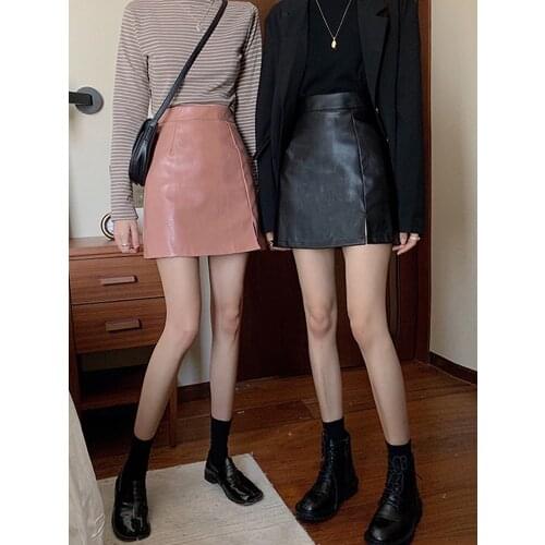 Sannian Women's Leather Skirts
