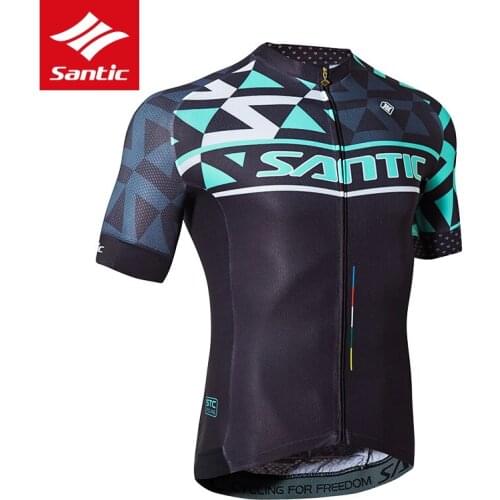 Santic Cycling Jersey 2017 Short Sleeve Anti-sweat Bicycle Jersey Breathable Pro Team Mountain Bike Jersey Camisetas Ciclismo