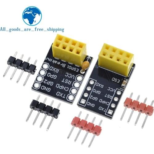 TZT ESP-01 Esp8266 ESP-01S Model Of The ESP8266 Serial Breadboard Adapter To WiFi Transceiver Module Breakout UART Module