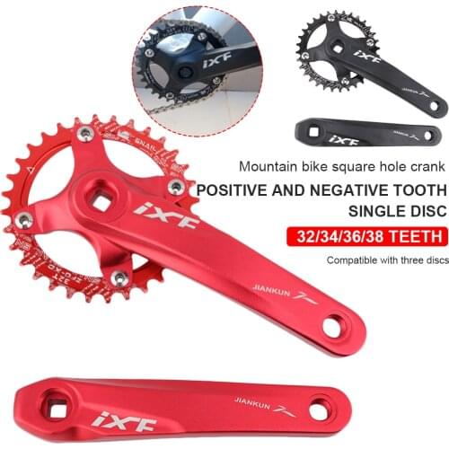 Mountain Bike Square Hole Sprocket 104BCD 170mm MTB Crank 32/34/36/38/40/42T MTB Crankset Bicycle parts Cycling Accessories