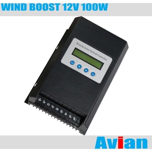 100W 200W 300W 400W 12V Wind Generator Controller MPPT Boost Function and RS232 Communication Low Voltage Charging
