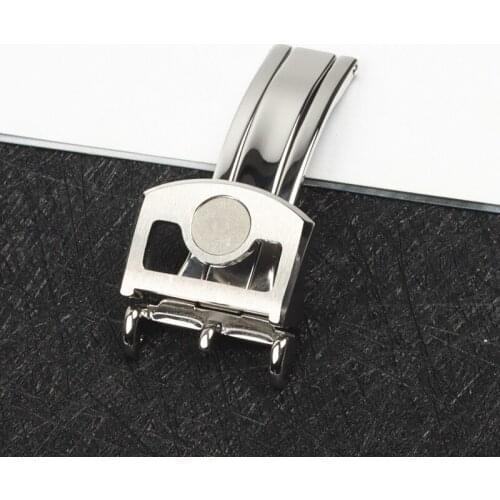 18mm Quality Stainless Steel Deployment Folding Clasp for IWC Mark LE PETIT PRINCE Big PILOT Spitfire Timezon Portuguese buckle