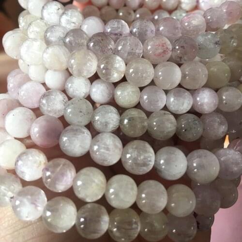 2bracelets AKAC Approx7+-0.3mm Grade A Natural kunzite bracelet beads wholesale