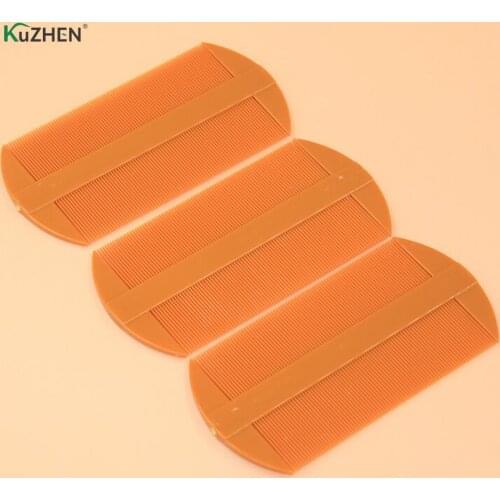 2 Pcs/lot Plastic Double Sided Combs Nit Fine Tooth Combs For Head Lice Scurf Remover Mini Comb Hair Care Styling Tools