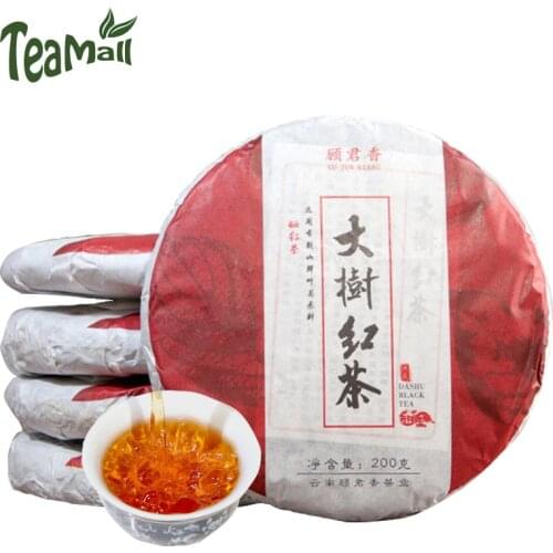 2019 Yunnan Tea Black Chinese Tea Loose Leaf Tea Blacks Cake Dianhong with Honey Sweet Aroma Ancient Tea Tree 200g