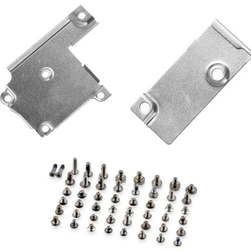 3pcs/set for iPhone 6s 6s Plus LCD Screen Flex Connector Metal Bracket + Battery Metal Cover Bracket + full set screws