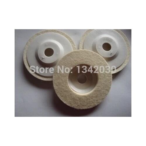 4", 100x12x16mm, Wool Felt Polishing Pad, Felt Wheel, final polsihing for polishing glass, metal, plastic, wood