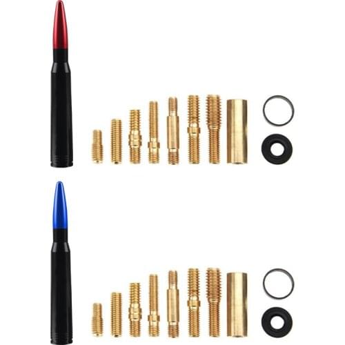 Car Bullet Aerial Antenna for Ford Tundra Tacoma FJ Cruiser Jeep Dodge Trucks Auto AM FM Radio Antenna Accessories