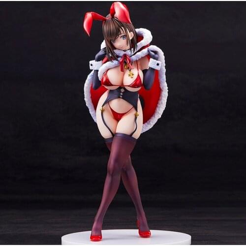 Native Pink Cat Mataro Christmas Bunny PVC Action Figure Toy Japanese Anime Figures Collection Model Toys Christmas present Gift