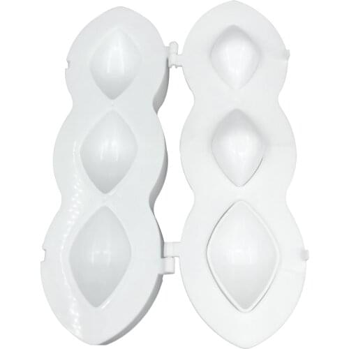 Meatball Mold Manual Kibbeh Meatloaf Maker Plastic Fried Kibbeh Mold Press Tool DIY Meat Processor For Making Kubba Vividly