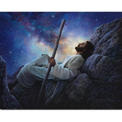 Paintings of Christ jesus Worlds Without End portrait art on canvas wall decoration High quality hand painted