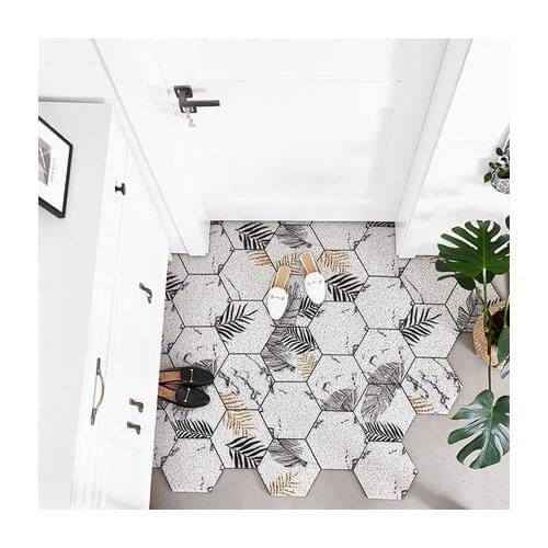 Geometry Door Mat Entrance Rubbing Dust Carpet Kitchen Mat PVC Silk Loop Dust Removal Door Mats For Outdoor Indoor