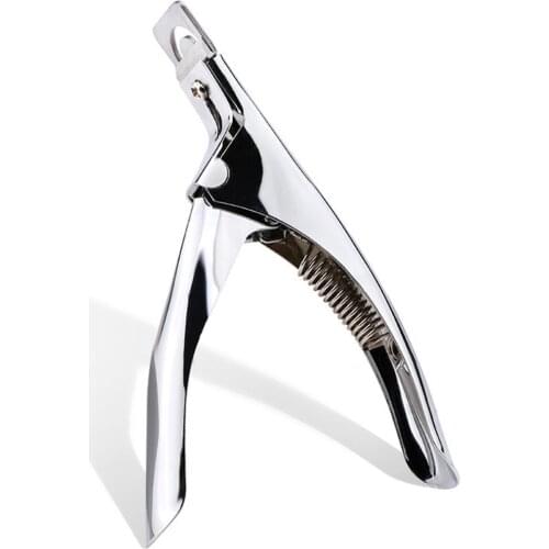 Hot Sale 1PC Portable Nail Art Clipper Special U Type False Tips Edge Cutters Manicure Colorful Stainless Steel Nail Art Tools