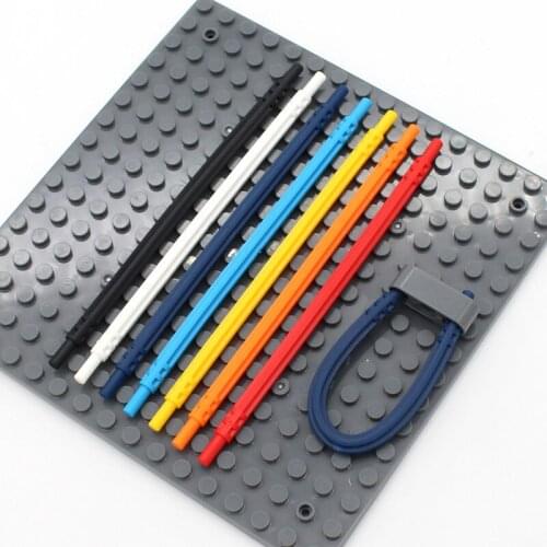 MOC Blocks Technology Parts 32201 Hose Soft Axle 14L Educational Toys Technology Bulk Building Blocks Mechanical Accessories