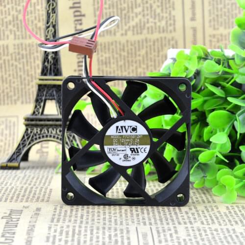 New original F7015B12MY 7015 12V 0.2A double ball three-wire fan