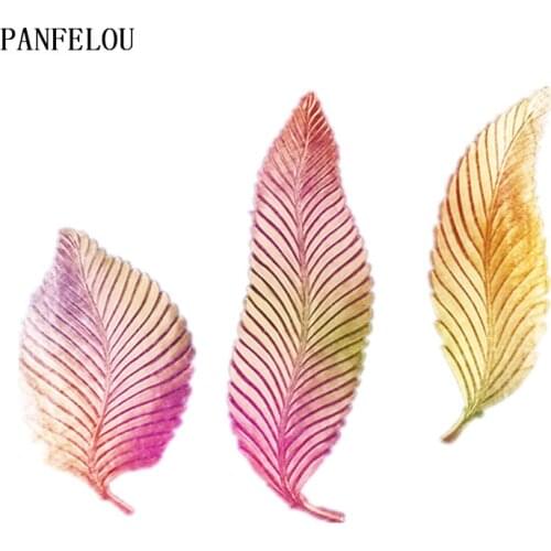 PANFELOU Metal floating leaf metal craft Carbon Steel Cutter paper die cutting dies Scrapbooking/DIY Embossing Easter cards