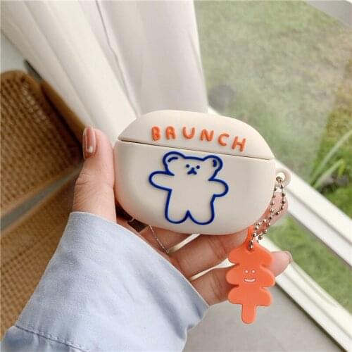 Cartoon Silicone Earphone Case Skin Protective Cover For Beats-Studio Buds Earphone Anti-shock Case Headphone Accessory Ins Case