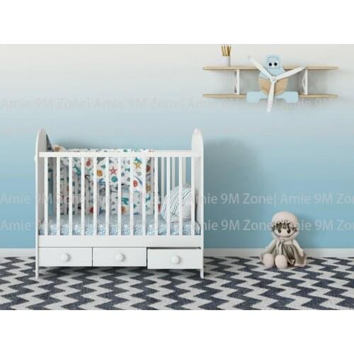 Blue color gradient mural wallpapers living room wallpaper wall decor and bedroom solid color decor