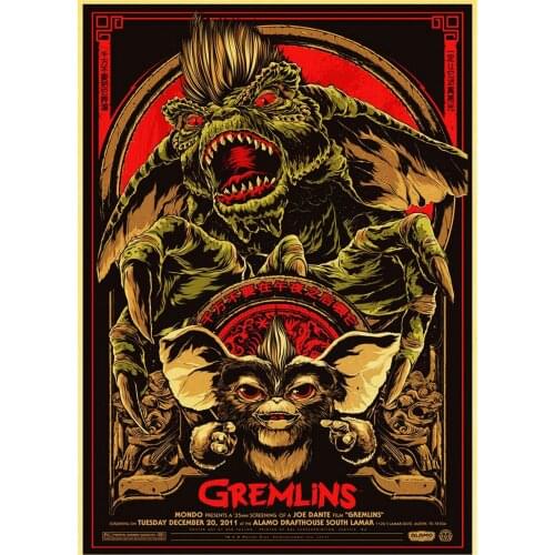 Lot style Choose Gremlins movie Art print Silk poster Home Wall Decor