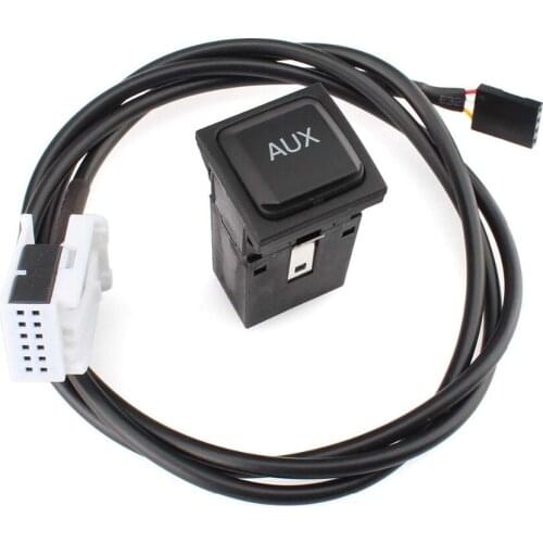 TAIHONGYU 5KD 035 724 A Audio USB Interface Input Adapter AUX Switch + Cable RCD510 RCD310 Fit For VW Jetta MK5 Golf MK6