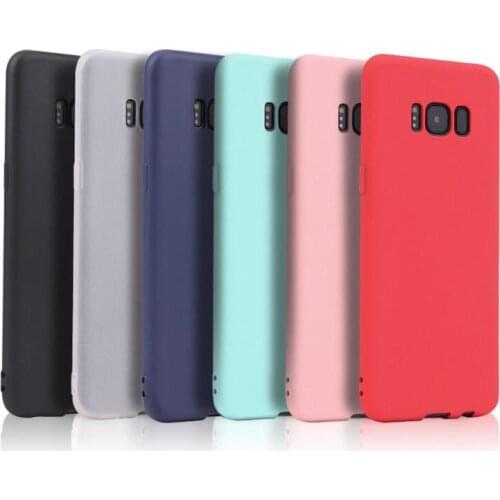 TPU Case For Samsung Galaxy S8 S9 S10 S20 Ultra A6 A7 A8 A9 2018 S20 Plus A10 A20 A30 A50 A70 Matte Silicone Soft TPU Cover case