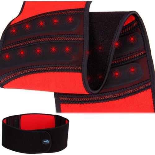 Tourmaline Magnetic therapy waist brace Self heating relief back pain adjustable waist support belt lumbar protector brace