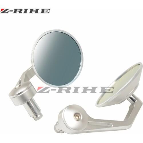 FOR YAMAHA Suzuki kawasaki Universal Motorcycle Mirror Aluminum 22mm Handle Bar End Rearview Side Mirrors Motor Accessories