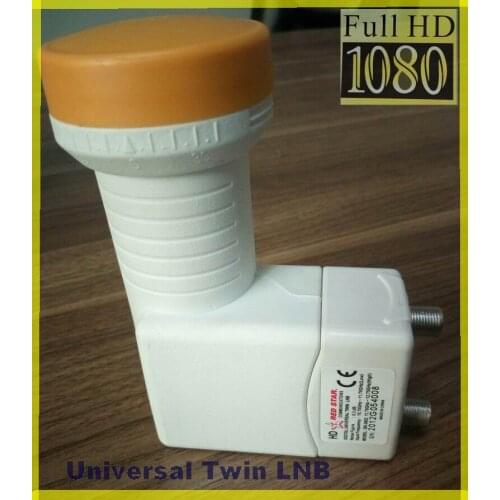 REDSTAR SR-3602 Best Signal Full HD Universal KU Band Twin LNB waterproof High Gain Low noise satellite LNB