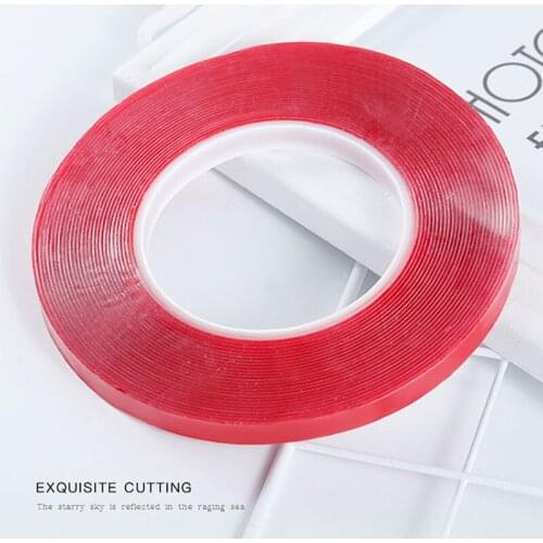 Waterproof Nail Transparent Double-sided Tape Nail Adhesive Tape Acrylic Fake Nail Art Tip Display Salon Use Manicure Tool