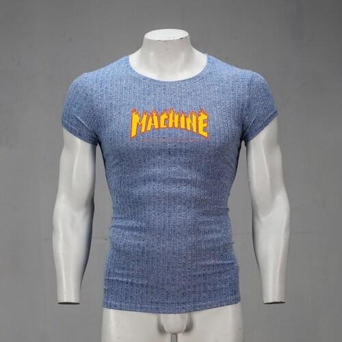 High Quality Knitted Shirt Men Short Sleeve Summer Breathable Shirt Men Short Sleeve Shirt 4 Colors Muscleguys Tops