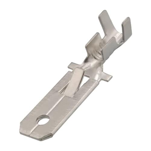 100pcs/200pcs H62 brass tinned 6.3mm DJ611-6.3A car terminal Automotive connector male terminal