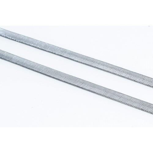 18|20 inches 4|5 mm wide Stainless Steel Necklace Link Chain Mens Boys Necklace Jewelry Gift Flannel Bags Xl006