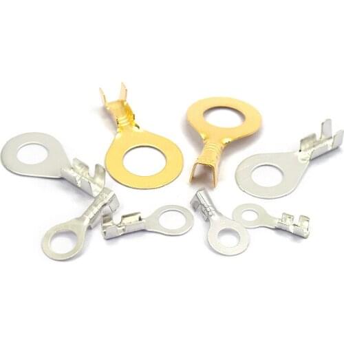 20pcs DJ431 Lug DJ431 cold-pressed terminal terminal copper opening nose bare end 4.2MM 3.2MM 5.2MM 6.2MM 8.2MM