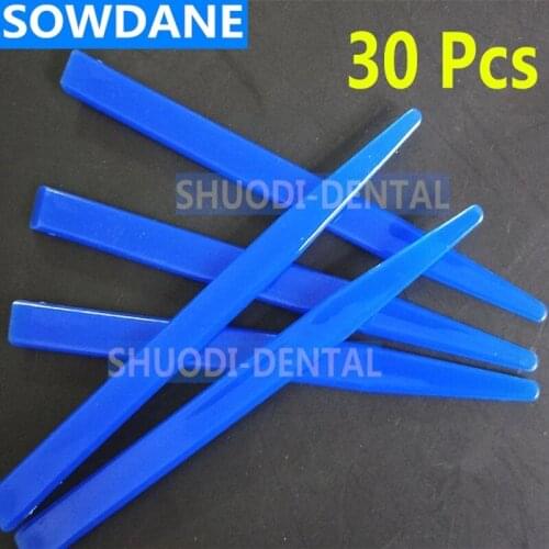30 pcs Dental Slim Plastic Spatula For mixing dental Lab Laboratory spatula Dentist Mixing Tool glass ionomer cement adhesives
