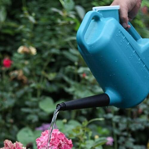 5L Garden Watering Can with Long Mouth Plastic Watering Can Lid and Large Capacity Plant Watering Can Indoor Watering Can Flower