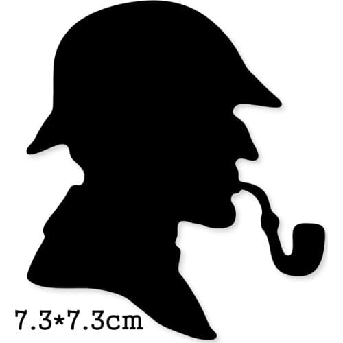 Man holding pipe Metal Steel Cutting Dies craft Scrapbooking Die Mould stencil embossing paper card making Dies cuts template